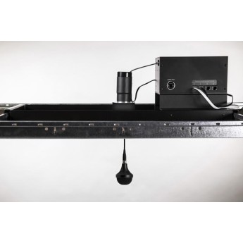 Потолочная, моторизированная система с трёхэлементным микрофонным массивом С303 и системой управления (Master), черный цвет CLOCKAUDIO CCRM-4000-M-C303-RF