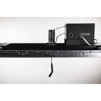 Потолочная, моторизированная система с кардиоидным, конденсаторным микрофоном С3 (Master) и системой управления, черный цвет CLOCKAUDIO CCRM-4000-M-RF